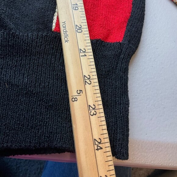 Vintage Antonella Preve Leather Horse Knit Sweater Equestrian Old Money - Picture 8 of 11